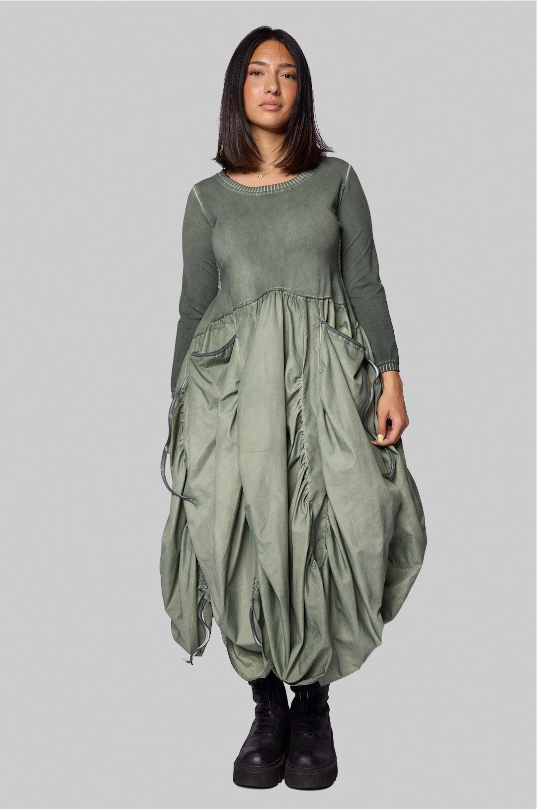Kleid mit Tulpenform