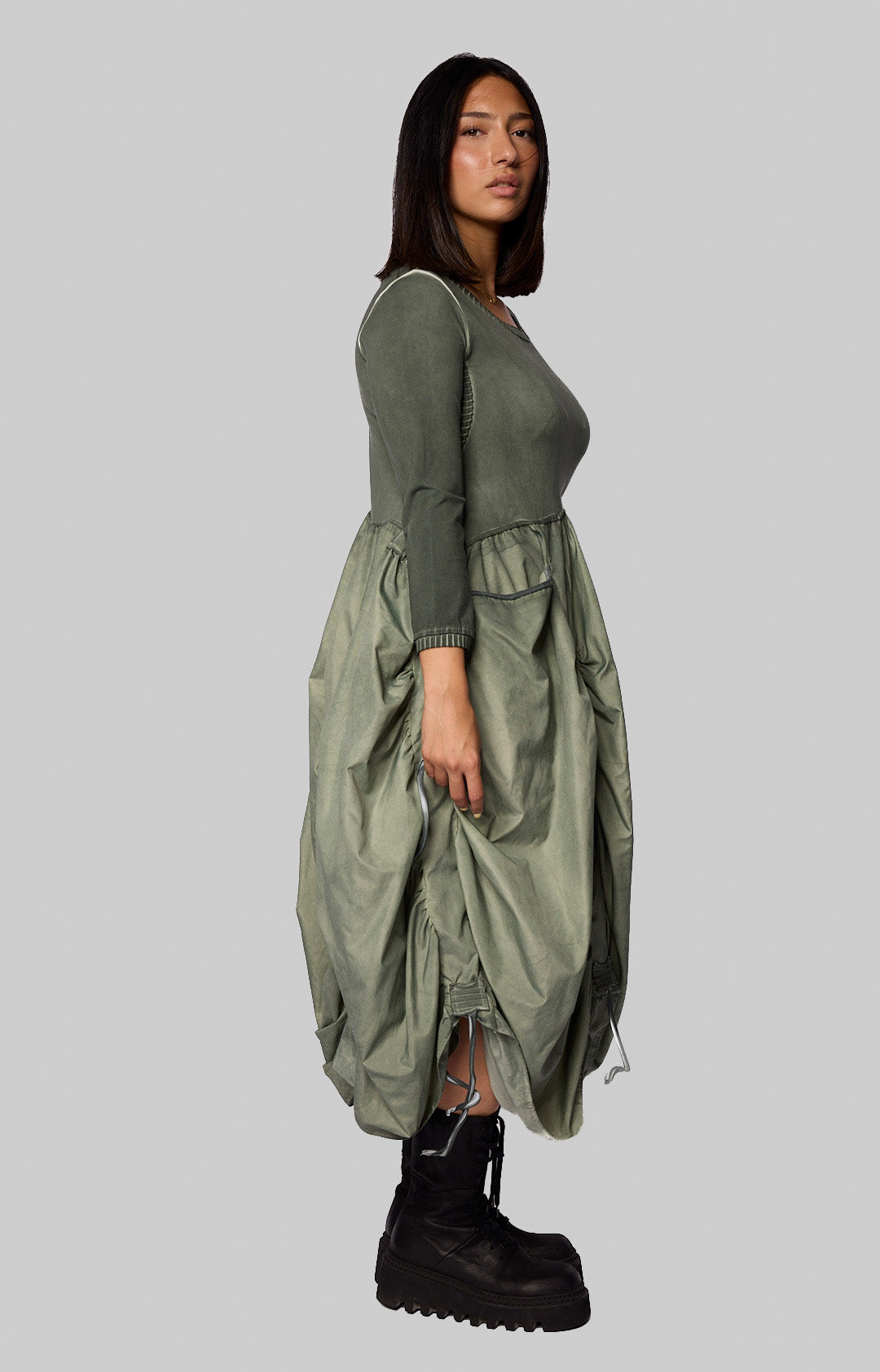 Kleid mit Tulpenform