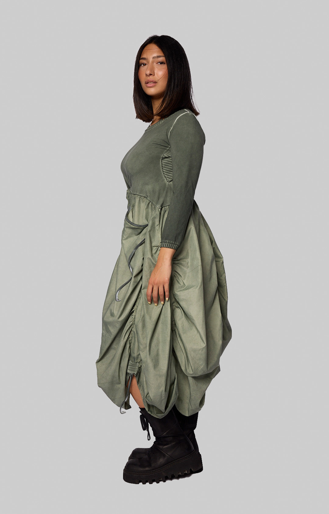 Kleid mit Tulpenform